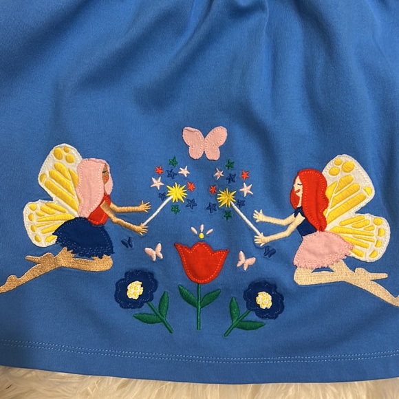 Hanna Andersson size 4 blue fairy dress - Picture 2 of 3